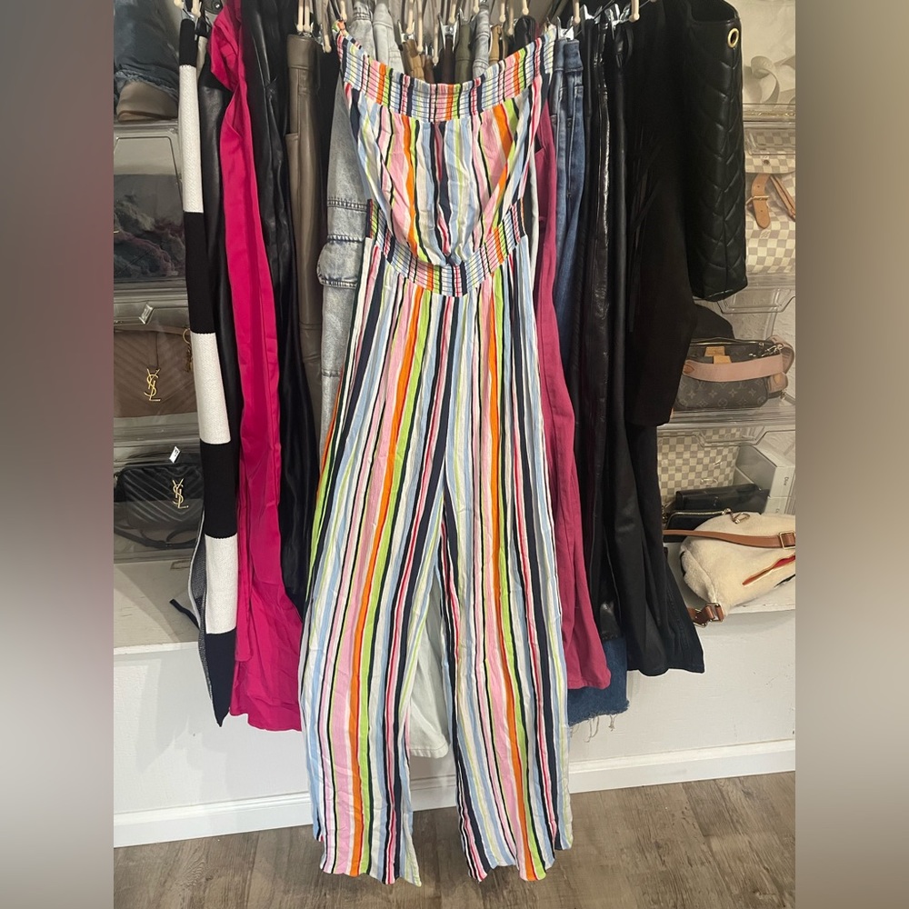 Forever 21 size small-   striped strapless jumper